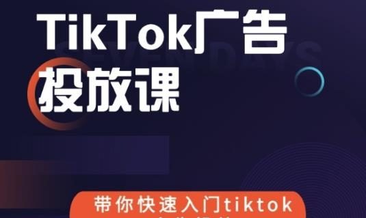图片[1]-【Tiktok广告投放课】跨境B哥带你快速入门Tiktok广告如何巧妙投放【价值1680元】-第2资源网