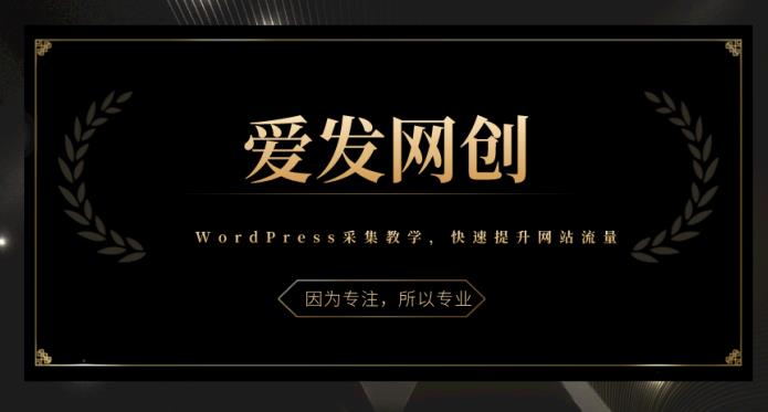 【爱发必学第3课】WordPress采集教学，带你快速提升网站流量-第2资源网