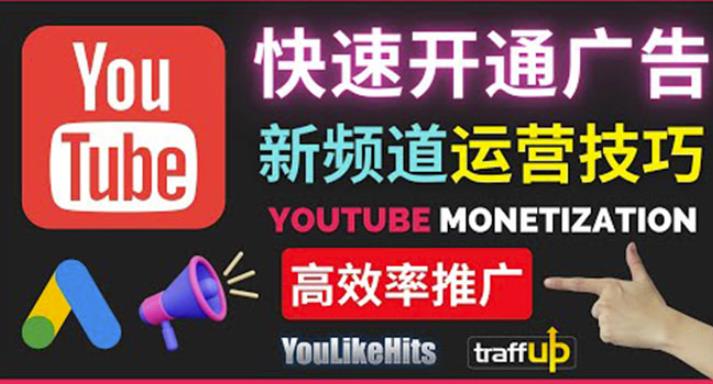 Youtube油管新频道如何快速开通广告获利：快速获取粉丝和收益的方法-第2资源网
