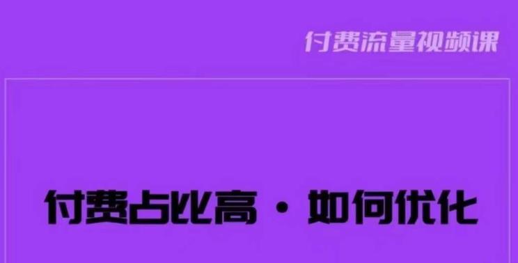 波波-付费占比高-如何优化？只讲方法-不说废话-高效解决问题-第2资源网