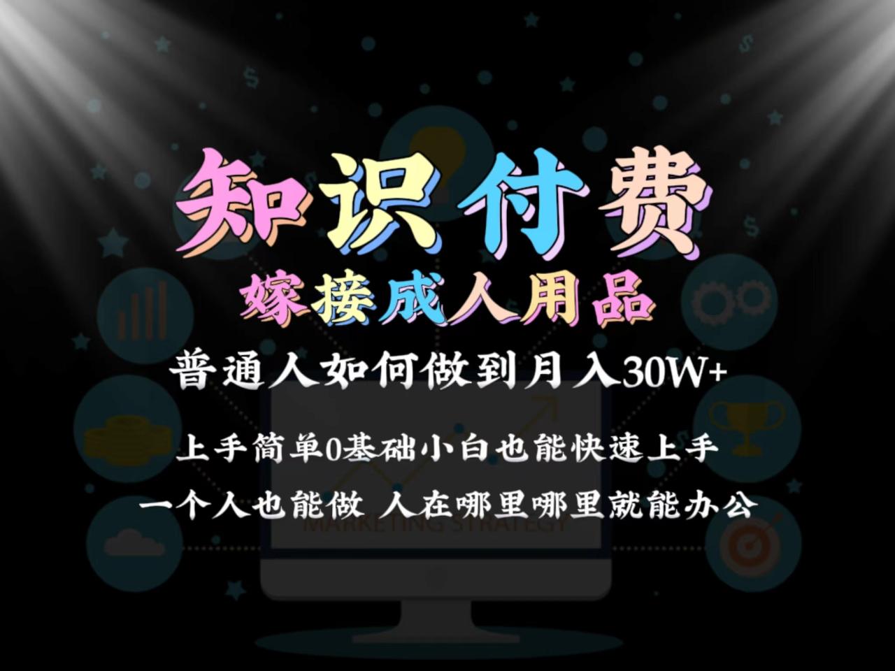 2024普通人做知识付费结合成人用品如何实现单月变现30w 保姆教学1.0-第2资源网