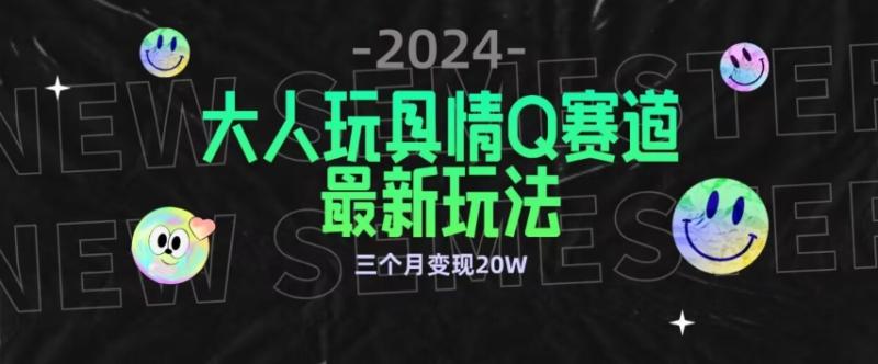 全新大人玩具情Q赛道合规新玩法-公转私域不封号流量多渠道变现-三个月变现20W【揭秘】-第2资源网