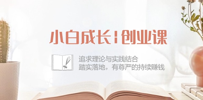 小白成长 创业课：追求理论与实践结合-踏实落地-有尊严的持续赚钱-42节-第2资源网