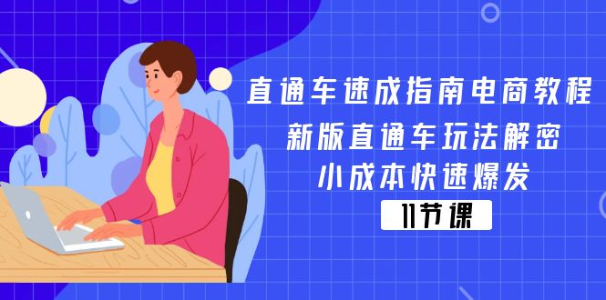 直通车 速成指南电商教程：新版直通车玩法解密-小成本快速爆发（11节）-第2资源网