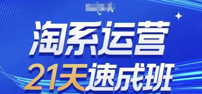 淘系运营21天速成班(更新24年7月)-0基础轻松搞定淘系运营-不做假把式-第2资源网