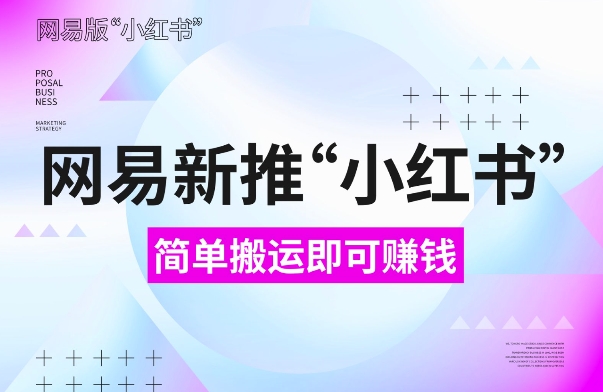 网易官方新推“小红书”-搬运即有收益-新手小白千万别错过(附详细教程)【揭秘】-第2资源网